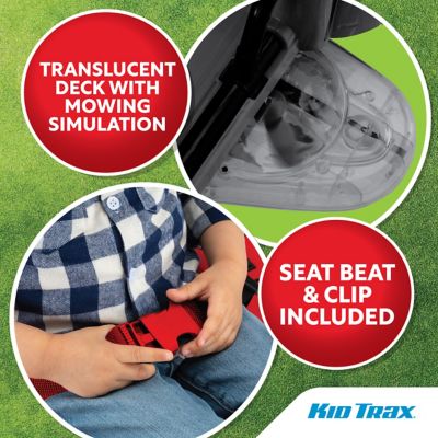 Image showing 5 th Tractor Supply 12V Zero Turn Mower Ride-On Toy, Black