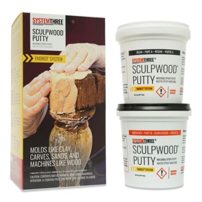 System Three SculpWood Putty Epoxy Filler, 1600K16