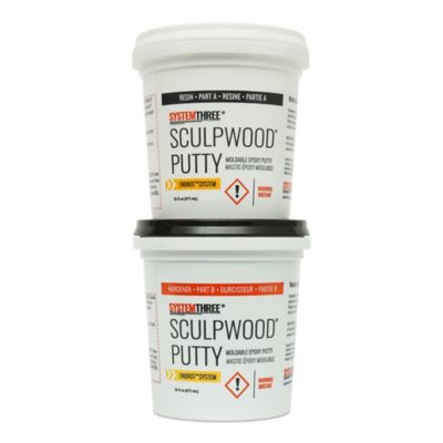 Image showing 5 th System Three SculpWood Putty Epoxy Filler, 1600K16