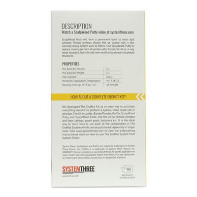 Image showing  SculpWood Putty Epoxy Filler, 1600K20