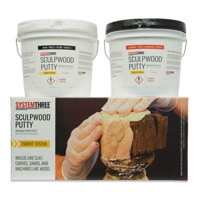 System Three SculpWood Putty Epoxy Filler, 1600K50