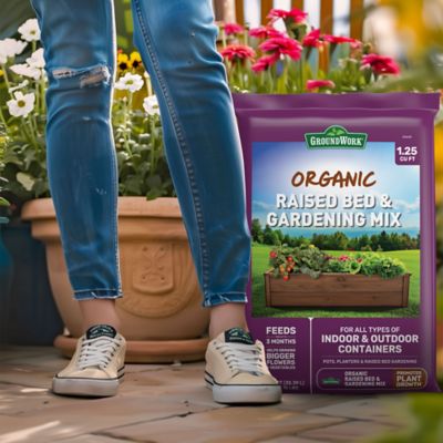 Image showing  Organic Raised Bed Soil, 1.25 cu. ft.