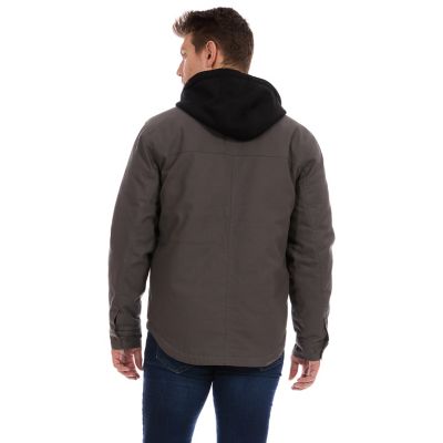 Image showing  Men's Duck Canvas Shirt Jacket with Hood