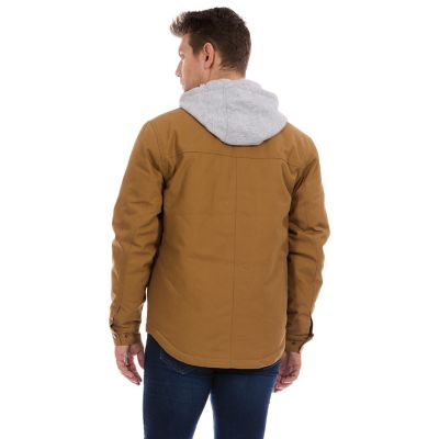 Image showing  Men's Duck Canvas Shirt Jacket with Hood