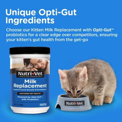 Image showing 6 th Nutri-Vet Kitten Milk Replacer, 12 oz.