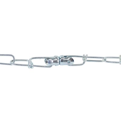 Image showing  Twisted Link Dog Tie Out Chain, 3 mm x 15 ft., Up to 50 lb. Capacity
