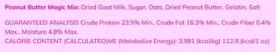 Image showing  Magic Mix Peanut Butter Flavor 4 oz., All-In-One Powdered Treat Mix For Dogs