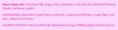 Image showing  Magic Mix Bacon Flavor, 4 oz., All-In-One Powdered Treat Mix For Dogs