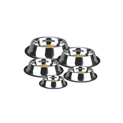 Image showing  Non Skid Traditional Stainless Steel Bowl