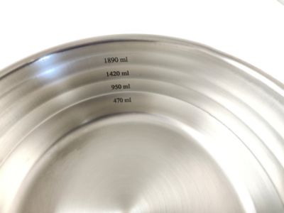 Image showing  3-in-1 One Portion Control Bowl with Measurements, Non-Skid, 64 oz.