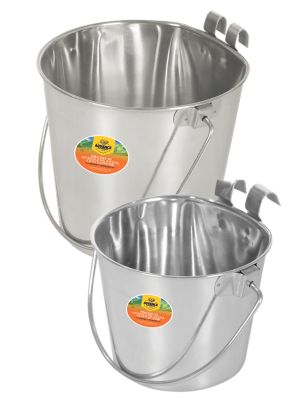 Advance Pet Product Heavy Flat Bucket with 2 Hooks, 2031