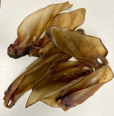 Advance Pet Product Water Buffalo Ear With Meat, 2 pc. Reselable Bag with header Card