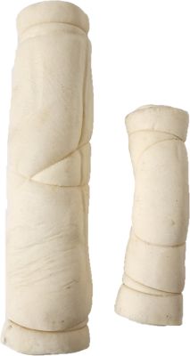 Image showing  Water Buffalo Cheek Roll, Natural 12 in., Bulk, No Packaging, Not shrink wrapped