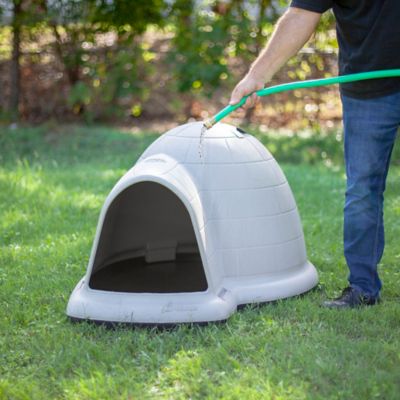 Image showing  Outdoor Plastic Dog House, Large, 50 lb. to 90 lb.