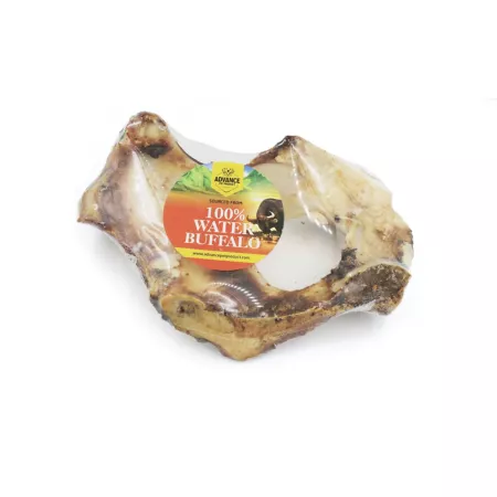 Advance Pet Product Giant Water Buffalo Hip Bone with Meat Bulk Unpackaged Dog Bones Rawhide & Rawhide Alternative