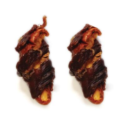 Advance Pet Product Water Buffalo Jerky with Apple 100 gm Reselable Bag with header Card