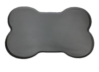 Advance Pet Product Large Bone Shaped Silicone Mat, Grey