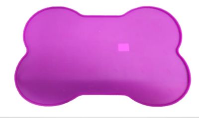 Advance Pet Product Large Bone Shaped Silicone Mat, Purple