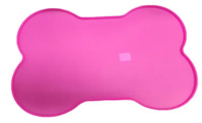 Advance Pet Product Large Bone Shaped Silicone Mat, Pink