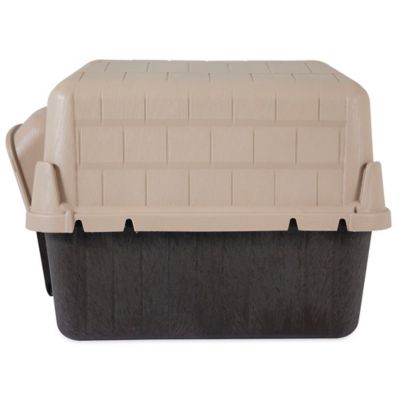 Image showing  Petbarn 3 Outdoor Polypropylene Dog House, 15 lb. to 25 lb.