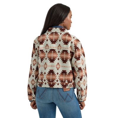 Image showing  Women's Western Printed Boyfriend Fit Jacket