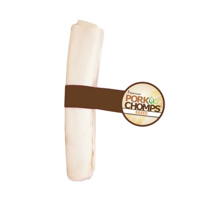 Image showing  8-inch Baked Pork Skin Roll, 1 count Dog Chew