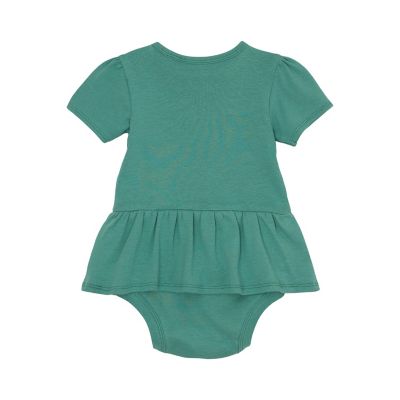 Image showing  Baby Girl's Short Sleeve Logo Skirted Bodysuit
