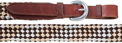 Image showing  Flat Braided Trail Reins With Buckle Ends