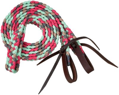 Tough-1 Mule Tape Reins With Waterloop Ends