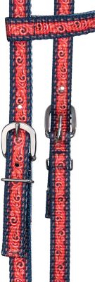 Tough-1 Nylon Printed Singe Ear Headstall