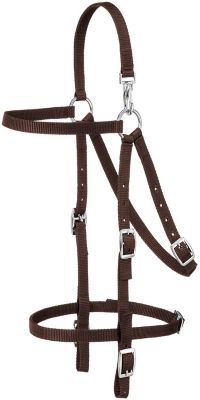 Tough-1 Mule Nylon Headstall With Cavesson