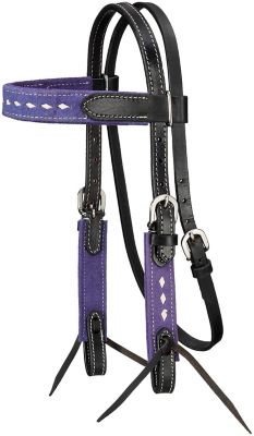 Image showing 2 th Tough1 Stratford Browband Headstall
