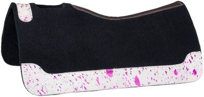 Tough-1 Acid Wash Cowhide & Felt Saddle Pad