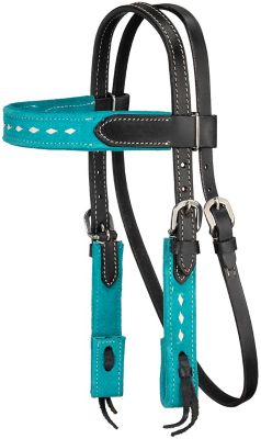 Image showing 2 th Tough1 Stratford Browband Headstall
