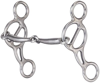 Tough-1 Short Shank Gag Bit With Snaffle Mouth at Tractor Supply Co