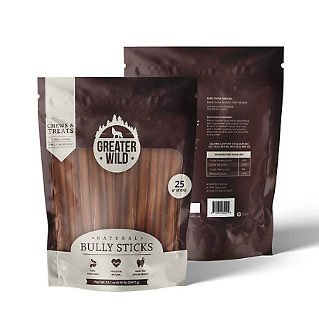 Greater Wild 25 pc. 6 Split Bully Sticks