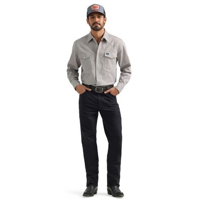 Wrangler Men's Premium Performance Tough Comfort Regular Fit Canvas Jean