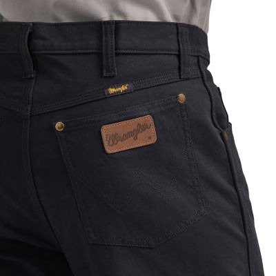 Image showing 5 th Wrangler Men's Premium Performance Tough Comfort Regular Fit Canvas Jean