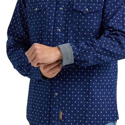 Image showing 3 th Wrangler Men's Premium Retro Western Snap Shirt