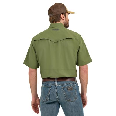 Image showing 1 th Wrangler Men's Performance Snap Short Sleeve Shirt