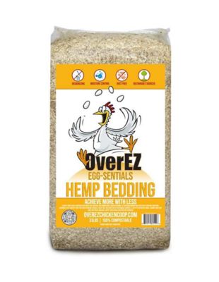 OverEZ Egg-sentials Hemp Bedding, 33 lb. Bale