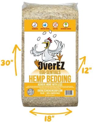 Image showing  Egg-sentials Hemp Bedding, 33 lb. Bale