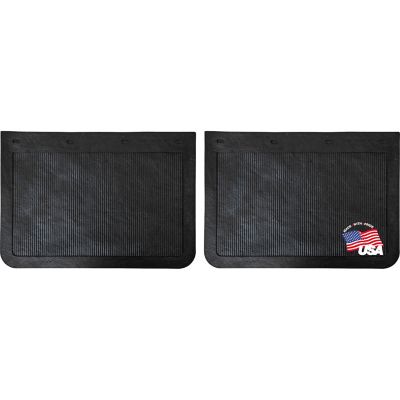 Boomerang Rubber Inc. 20 in. X 14 in. X 1/4 in. Heavy Duty Rubber Truck & Trailer Mud Deflector Flaps