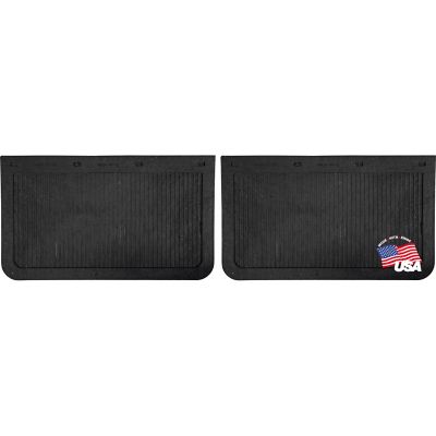 Boomerang Rubber Inc. 24 in. X 14 in. X 1/4 in. Heavy Duty Rubber Truck & Trailer Mud Deflector Flaps