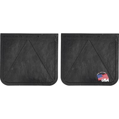 Boomerang Rubber Inc. 20 in. X 18 in. X 1/4 in. Heavy Duty Rubber Truck & Trailer Mud Deflector Flaps