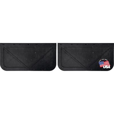 Boomerang Rubber Inc. 24 in. X 12 in. X 1/4 in. Heavy Duty Rubber Truck & Trailer Mud Deflector Flaps