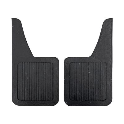 Image showing 5 th Boomerang Rubber Inc. 10 x 18 x 1/4in. Right and Left Teardrop Heavy Duty Rubber Truck and Trailer Mud Deflector Flaps