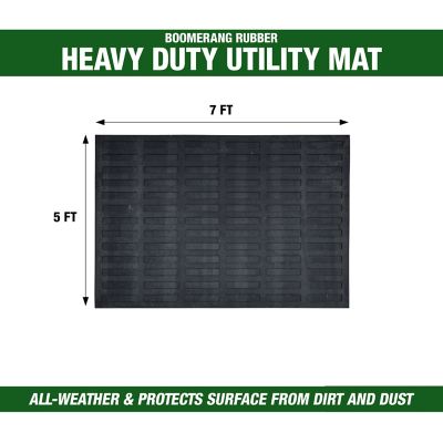 Image showing  1/2 in. Rubber Horse Stable Stall, Gym, Garage, Workshop Mat
