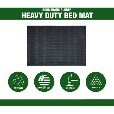 Image showing 7 th Boomerang Rubber Inc. 1/2 in. Rubber Horse Stable Stall, Gym, Garage, Workshop Mat