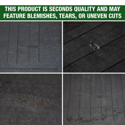 Image showing  5/16 in. Rubber Heavy Duty Outdoor Door Mat For Entryways, Off Spec Material Doormat